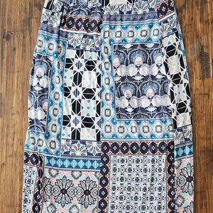 Ricki's Multicolor Patchwork Maxi Skirt Size Medium